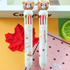 Cartoon multicoloured round beads, cute stationery, with little bears, wholesale