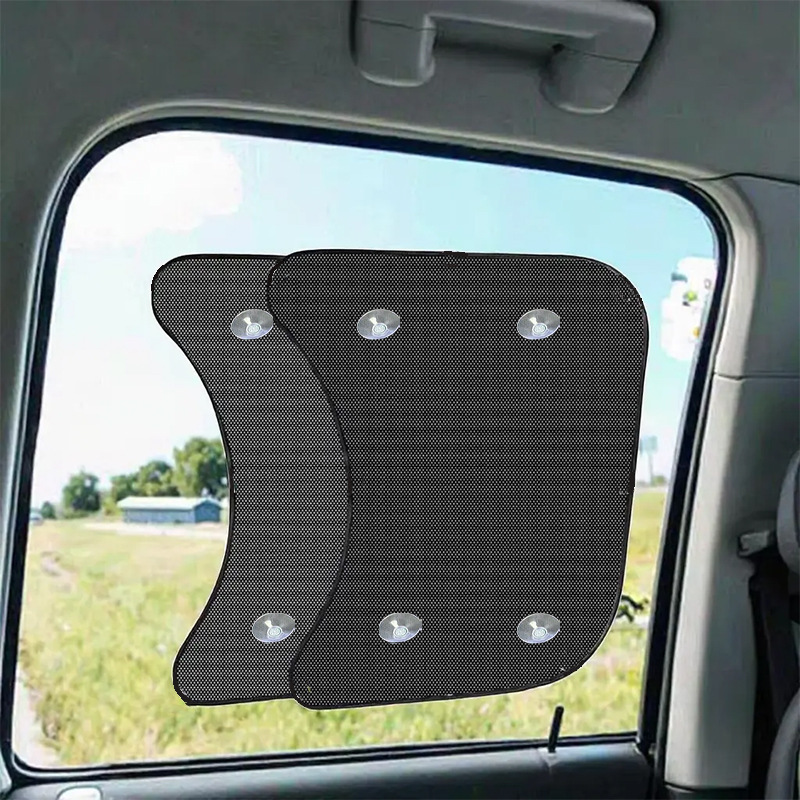 Cross-Border Car Retractable Sunshade Excavator Sun Protection Curtain Suction Cup Sunshade Truck Forklift Cab Sun Protection