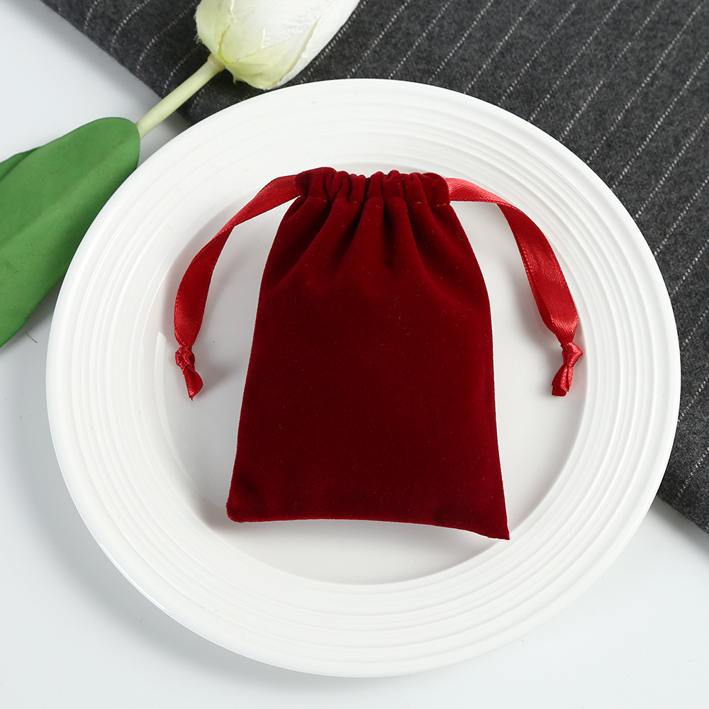 7g Weight Jewelry Packaging Bags Classification 1 Piece Quantity Daily Occasion Solid Color Pattern Simple Style Style 1 Piece Cloth Simple Style Daily Solid Color Jewelry Packaging Bags 9
