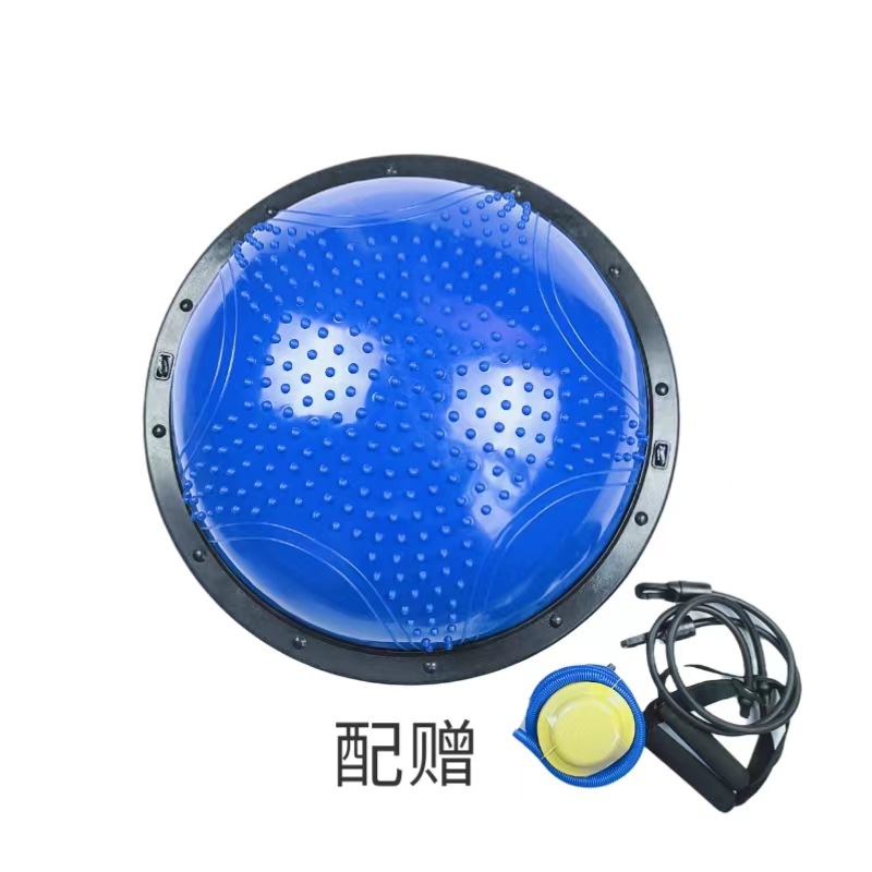 58cm semicírculo equilibrio bola engrosada a prueba de explosiones bola de velocidad de onda 46cm yoga hemisferio pilates fitness yoga pelota