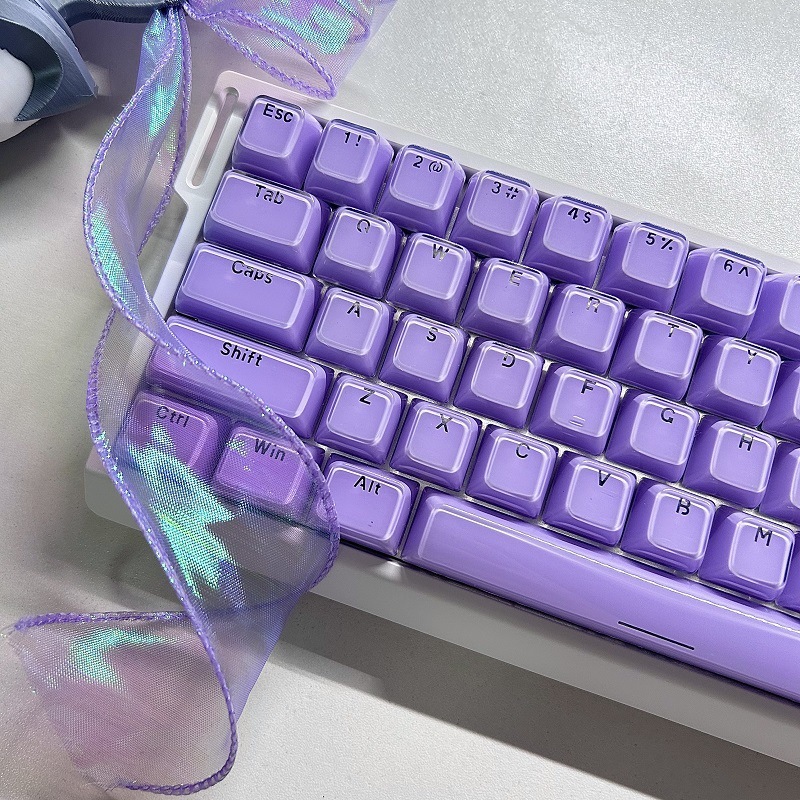 在庫あり ジェリーシリーズキーキャップ PC透明 ウーティング磁気軸 メカニカルキーボード-0EM高さ136キー|undefined