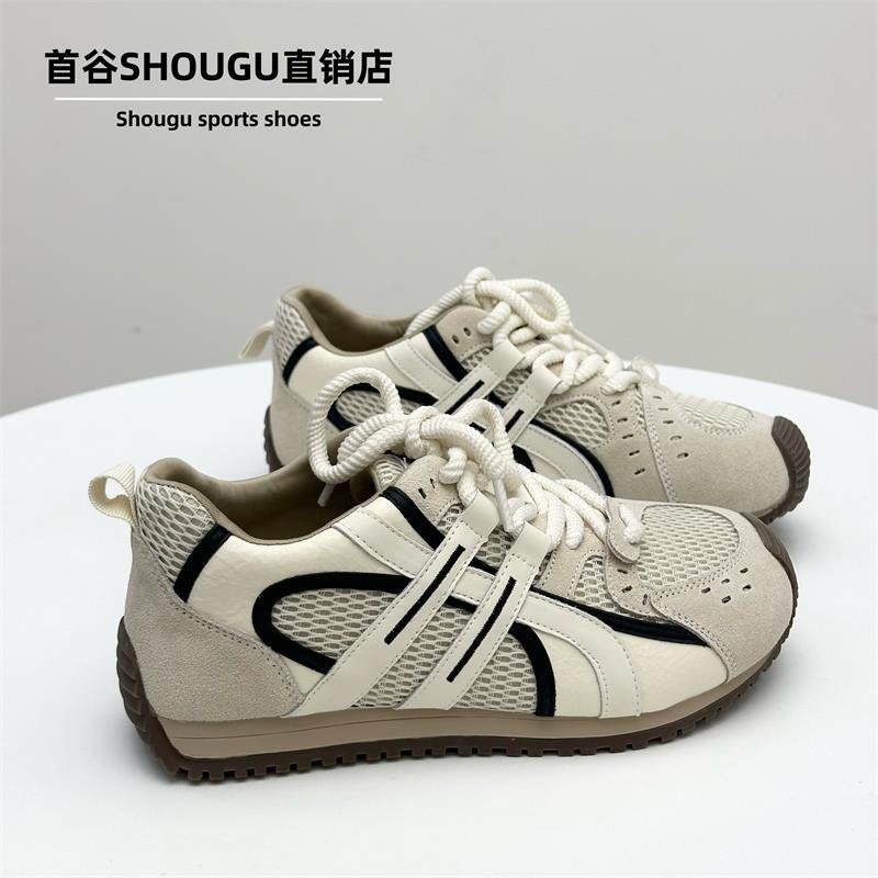 首谷爆款阿甘鞋女2025秋季新款网面透气德训鞋软底运动休闲女鞋潮|undefined