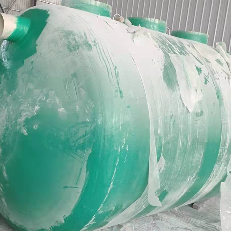 厂家供应玻璃钢缠绕化粪池 成套污水处理设备 生物化粪池