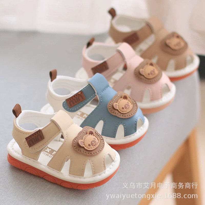 Летняя обувь для вызова детских сандалий Детские ходунки для мальчиков и девочек