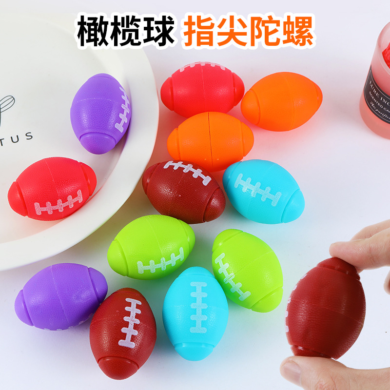 Transfronterizos amazonas de fútbol giroscopio de dedo giroscopio de dedo nuevo juguete de descompresión