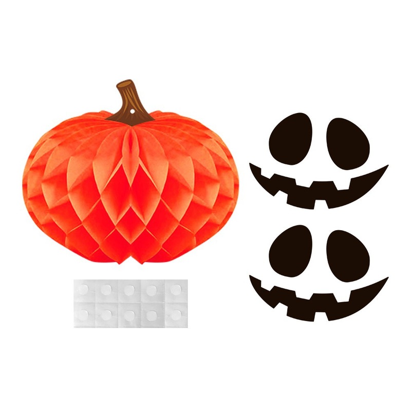 ハロウィンゴーストフェスティバル装飾アレンジメントハニカムボールペンダントハロウィンパーティー装飾カボチャクモ立体ハニカム|undefined