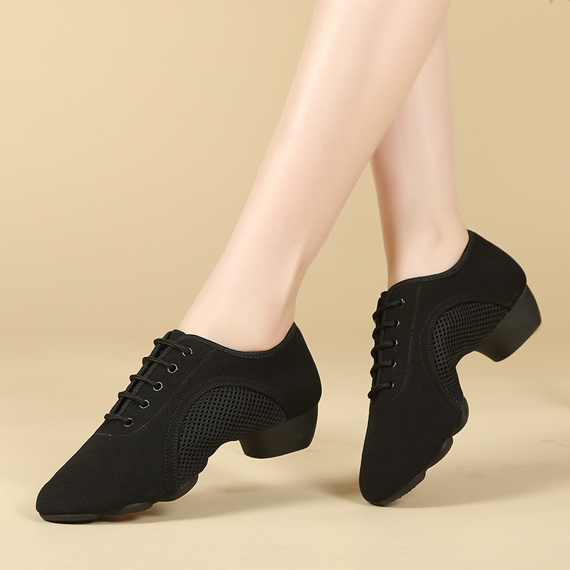 Dedicated Link: Unisex Three-Section Sole Adult Women's Latin Dance Indoor Soft-Soled Comfortable Dance Shoes