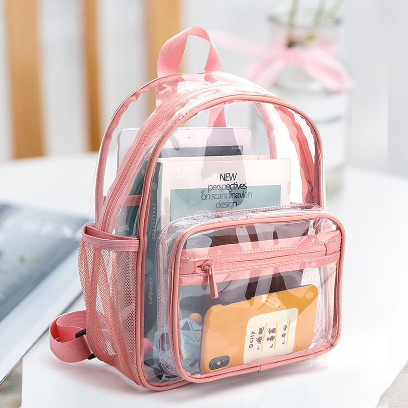 Transparent summer backpack