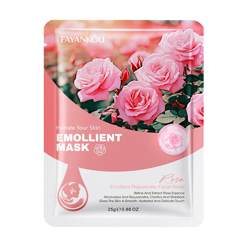 Маска для лица FAYANKOU Rose & Fruit Sheet Masks, 25 г, одноразовый пакет, увлажнение