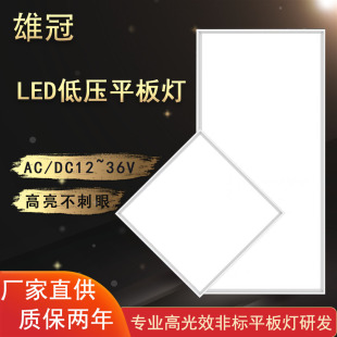 Led Low Voltage Flat Panel Light 12V24V36V Fishing Boat Construction Site Mine Office Hotel Round Square Panel Light