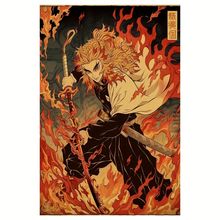 日本画动漫海报挂画