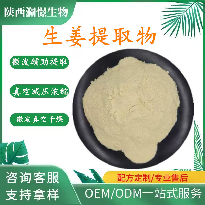 Ginger Extract 10:1 Water-Soluble Ginger Solid Beverage Spray-Dried Concentrated Ginger Raw Material Powder in Stock Ginger Extract 10:1 Water-Soluble Ginger Solid Beverage Spray-Dried Concentrated Ginger Raw Material Powder in Stock