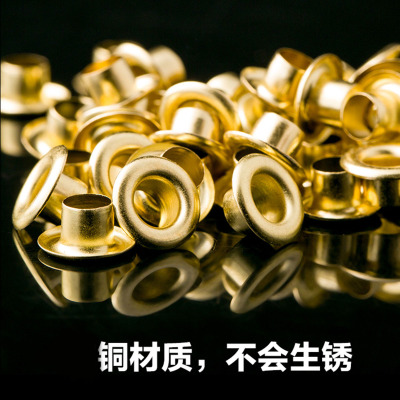 Небольшой оптовой производитель источников золотая медная курица DIY Air -Eye Bugle x стенда паровой глаз глаз с пряжки