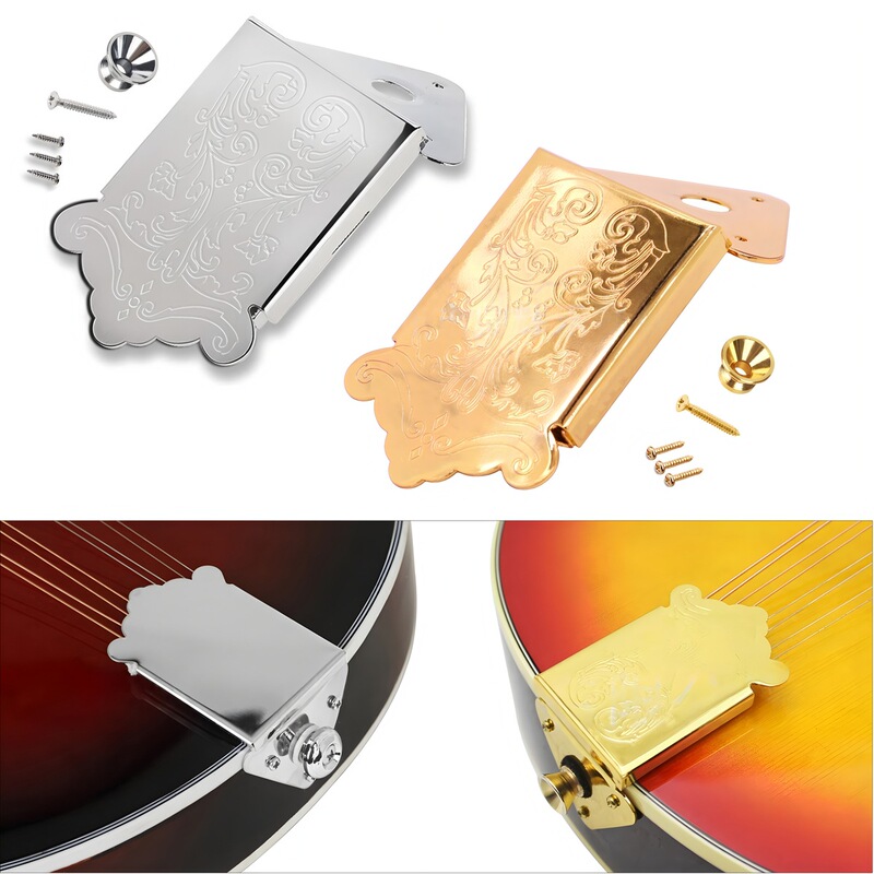 Closed 8-String Mandolin Bridge Mandolin Tailpiece Bridge Tailpiece Mandolin Tailpin