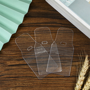pvc Tag Bag Wholesale Clothing Collar Label Bag Transparent Price Tag Bag Waterproof Card Sleeve Plastic Self-sealing Button Bag