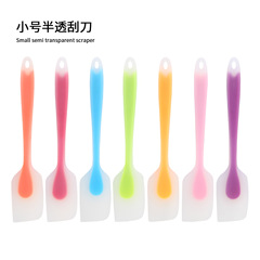 Kitchen baking tools DIY small translucent spatula all-in-one all-inclusive silicone spatula cream cake spatula
