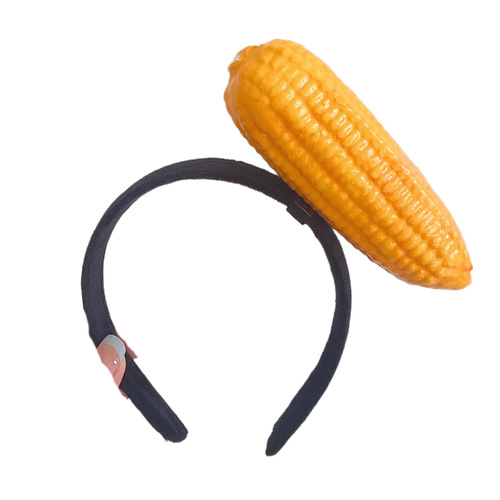 Three-dimensional vegetable headband creative original personality funny radish pepper eggplant green vegetable headband women's hair accessories hairpin