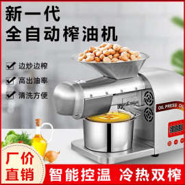 亚马逊跨境批发家用智能榨油芝麻花生葵花籽榨油机高产智能高产