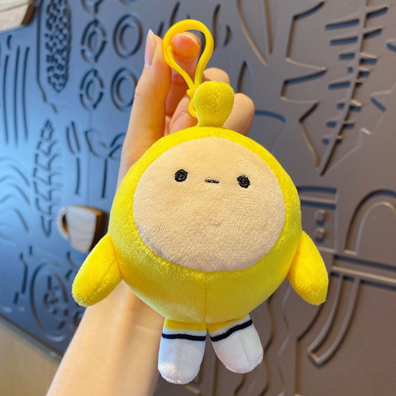 Оригинальная желтая подвеска, плюшевая