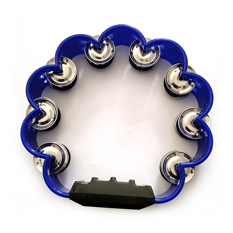 Kangxin mano sonajero Orff instrumento de percusión kindergarten material didáctico plástico KTV instrumento musical interactivo doble fila corona de ciruela