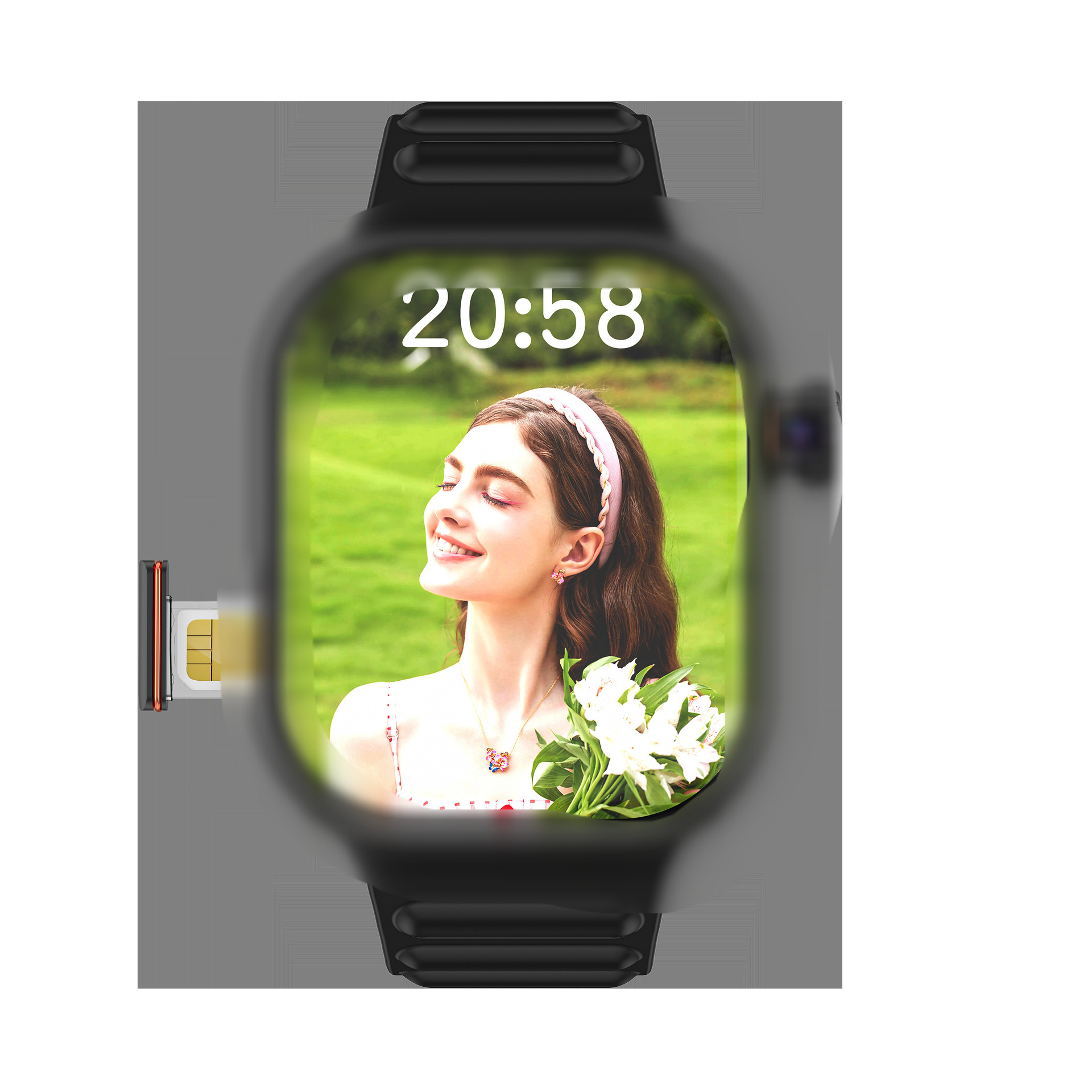 Reloj inteligente B29 de pantalla grande HD + 5G tarjeta enchufable Reloj multifuncional sistema Android Netcom