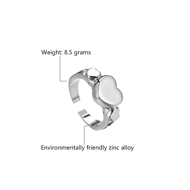 Hip Hop Men's Diamond Accessories Open Fashion Versatile Ring for Men and Women_voghion.com