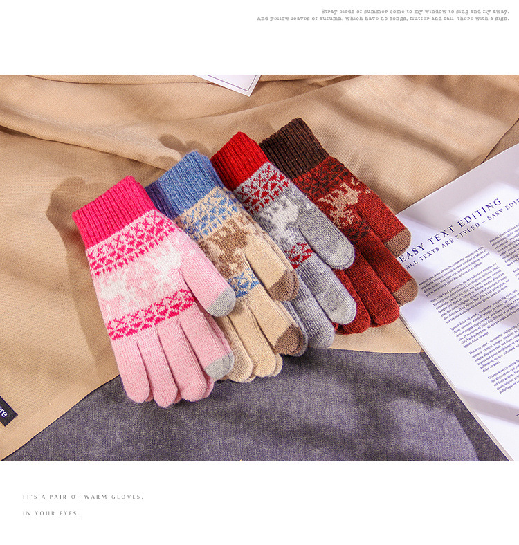Unisex Simple Style Solid Color Gloves 1 Pair display picture 1