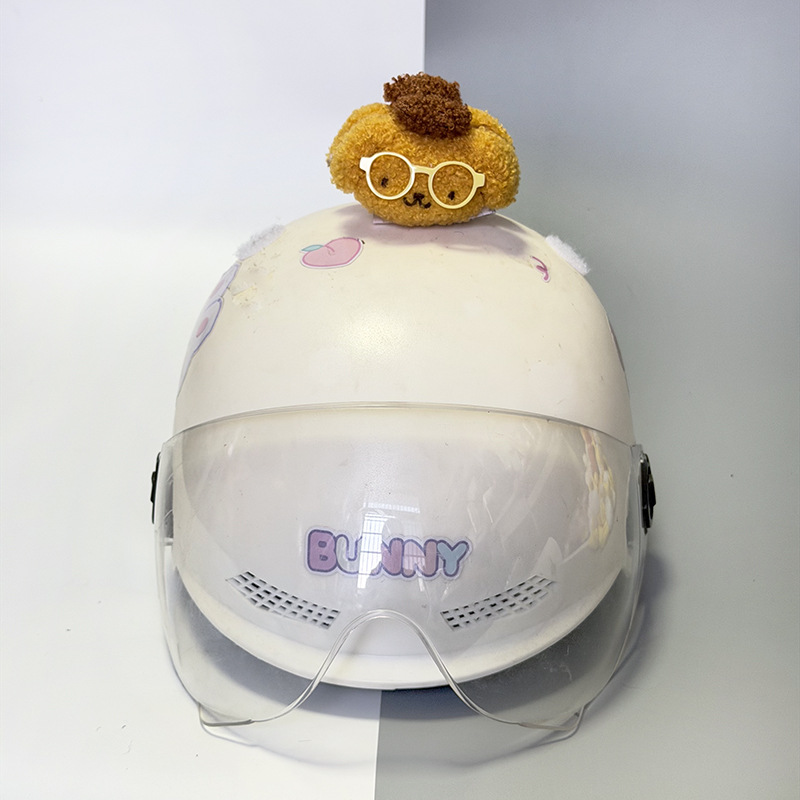 Diàndòngchē – Auto Parts and Accessories Decoration Doll Cat - double-sided-picture-no-helmet-pompompurin