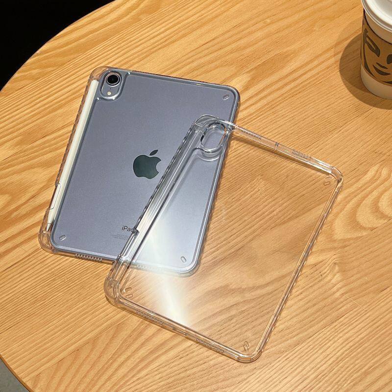 Suitable for iPad Pro Hard Shell Transparent 2025 Model Pro 11inch Acrylic Corrugated Tablet Protective Case with Pen Slot Suitable for iPad Pro Hard Shell Transparent 2025 Model Pro 11inch Acrylic Corrugated Tablet Protective Case with Pen Slot