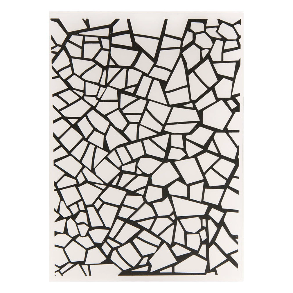 Пластиковый вогнуто-выпуклый шаблон для тиснения вогнуто-выпуклой пластины тиснения литой цветок печати клип EM323