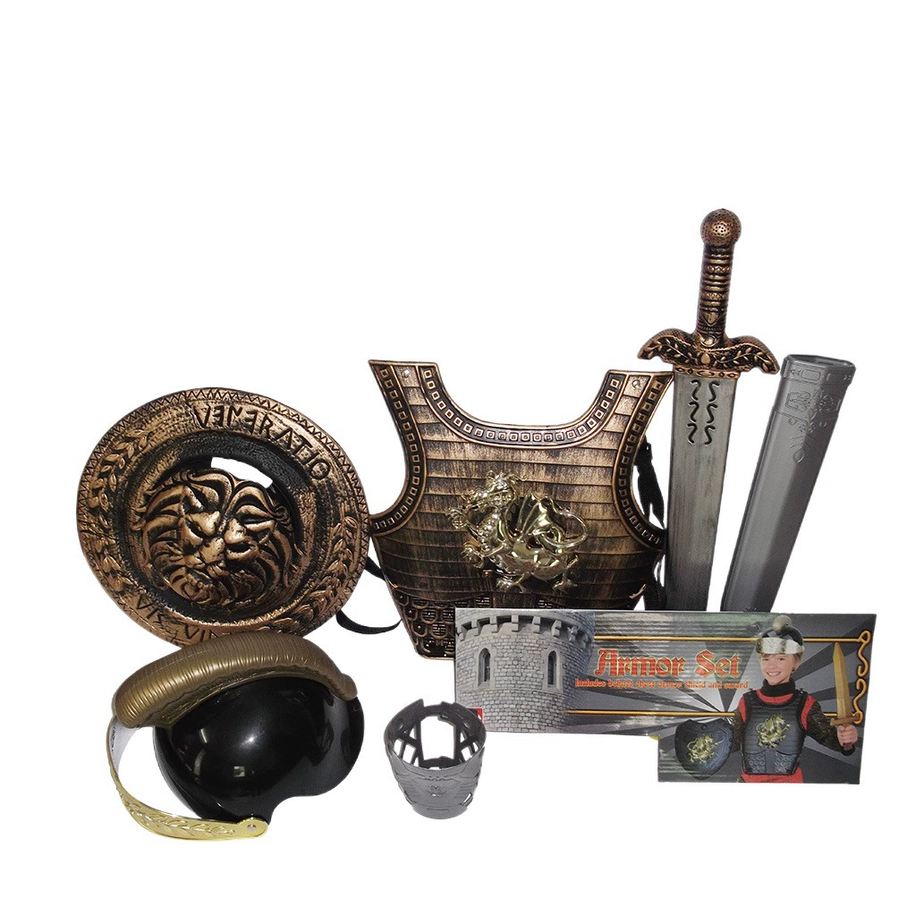 Детский комбинированный меч-щит для мальчиков с луком и стрелой, присоска для стрельбы, костюм для мальчиков, подарок