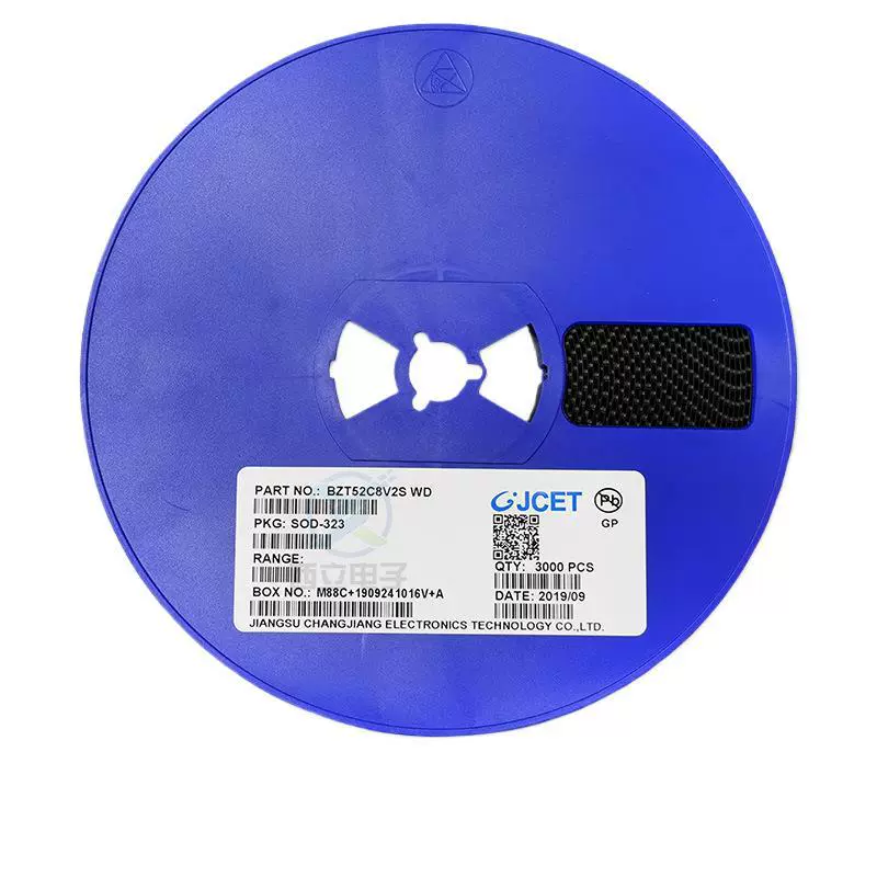0805 贴片齐纳二极管 BZT52C8V2S WD SOD-323封装 长电 LRC MDD