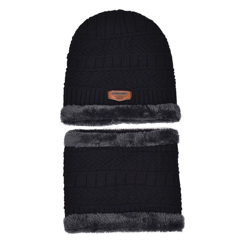 Шапка, мужская и женская зимняя утолщенная теплая вязаная шерстяная шапка, осенне-зимняя велосипедная мужская хлопковая шапка с защитой от холода и защитой от холода