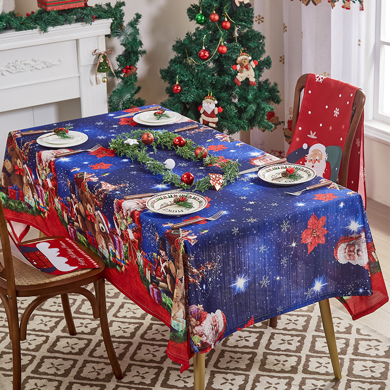 新しいアメリカンテーブルクロスクリスマステーマテーブルクロスクリスマステーブルクロステーブルマットホリデーデコレーションテーブルクロスメーカー卸売|undefined