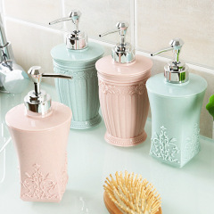 400ml push-type lotion hand soap dispenser shower gel shampoo paste laundry detergent dispenser bottle with pattern