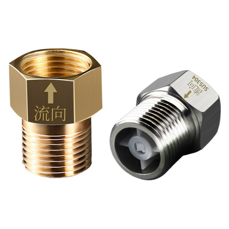 Односторонний обратный клапан Туалет водопровод Туалет против затоплений обратный клапан счетчика воды водонагреватель 4-точечный обратный клапан