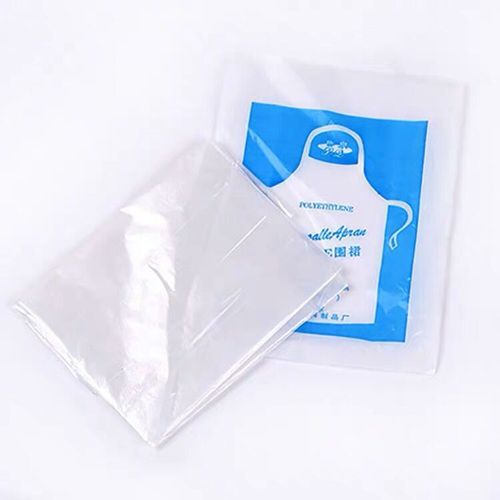 Disposable apron for adults in hot pot and barbecue kitchen, waterproof and oil-proof thickened bib