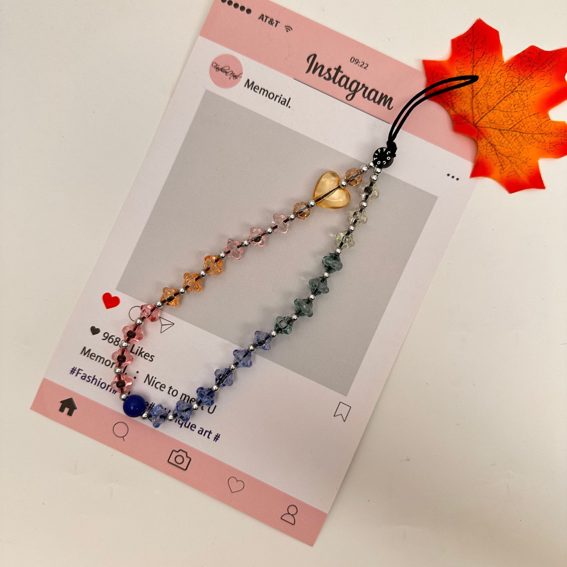 Moda simple amor mariposa serie de cadena de teléfono móvil cadena de teléfono móvil bolso bolso llaver colgante corto diseño de nicho