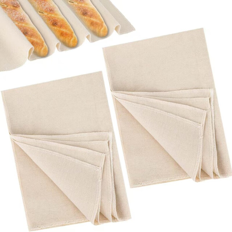Amazon's Popular Bread Dough Fermentation Cloth Baguette European Bag Awakening Cloth Thickeneded Bread Moisturizing Fermentation Cotton Cloth