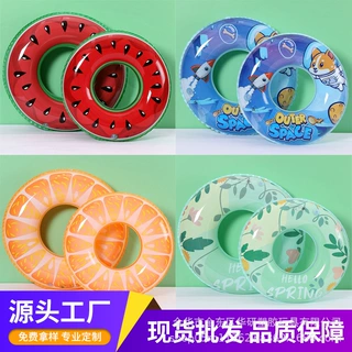 定制儿童加厚游泳圈 水上卡通救生圈 水果海洋沙滩腋下圈浮圈批发