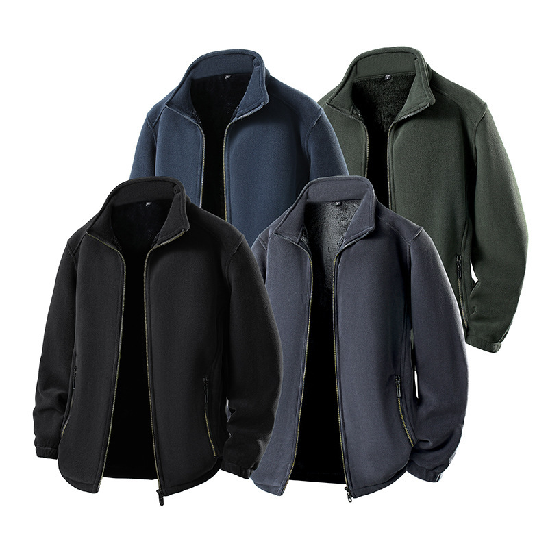 M-9Xl Fleece Jacket Men's 2025 Autumn and Winter New Large Size Outdoor Warm and Cold-Resistant Cardigan Cotton Jacket M-9Xl Fleece Jacket Men's 2025 Autumn and Winter New Large Size Outdoor Warm and Cold-Resistant Cardigan Cotton Jacket
