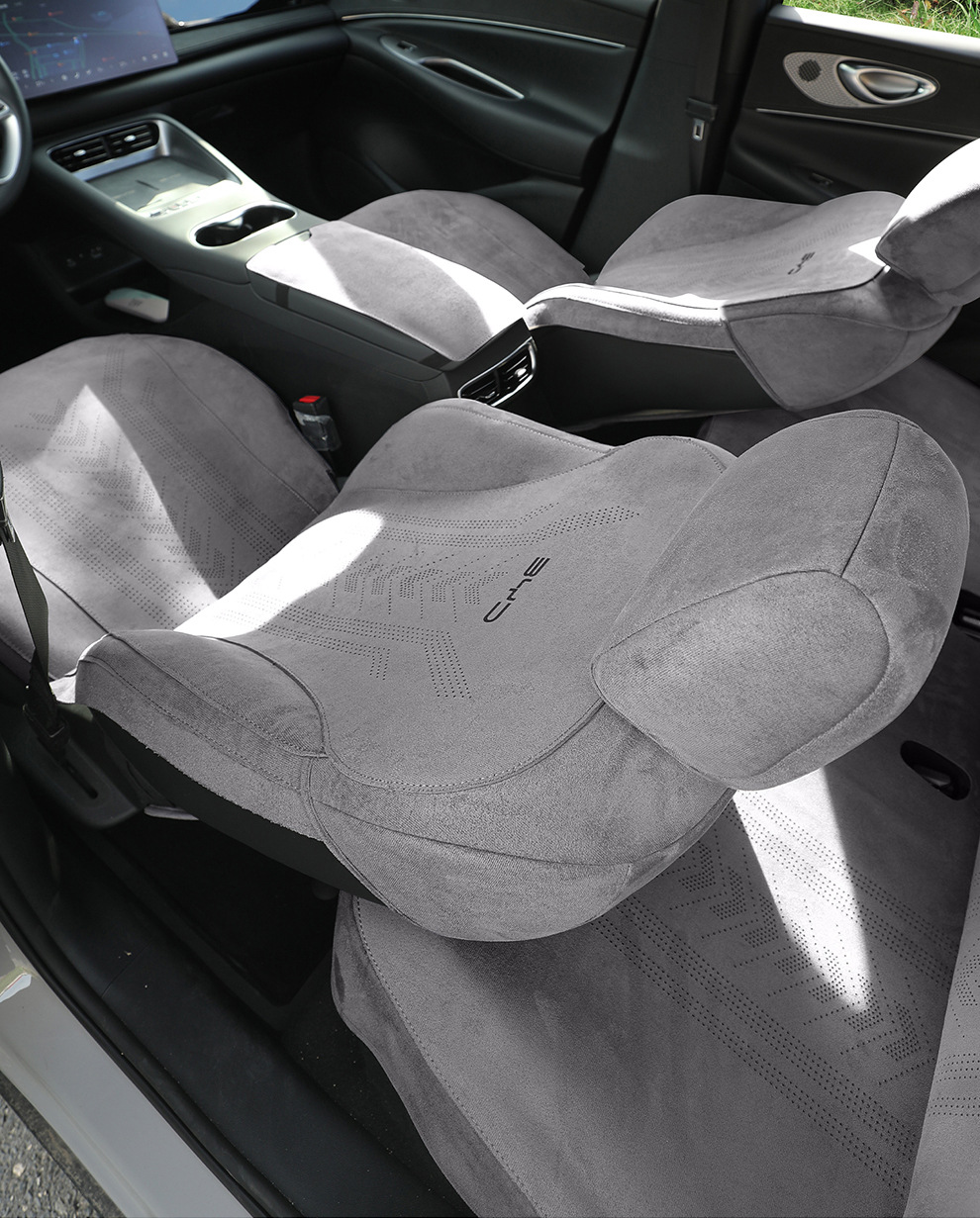 Byd Hiace 05Dmi Special Car Seat Cushion, Universal Seat Cover for All Seasons, Suede Leather Ventilated Saddle Cushion Seat Cover