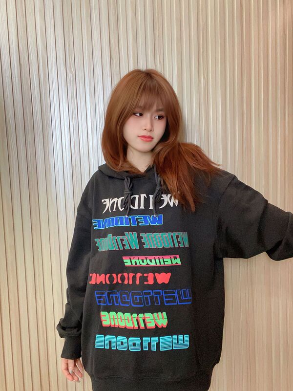 跨境爆款WE11立体印花小熊休闲宽松情侣T恤男女同款卫衣外贸批发|undefined