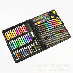 208 Watercolor Pen Set 150 Brushes Children's Day Drawing Stationery Crayons Gift Drawing Set Wholesale