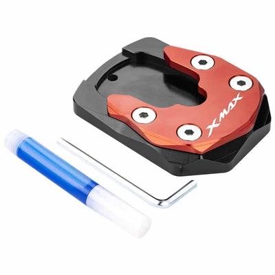 Suitable for Yamaha Xmax125 250 Electric car big tripod - extended-temple-pad-red