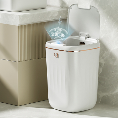 全自動知能軽豪華誘導ゴミ箱蓋付き防水家庭用リビングキッチン電気紙かご2023サイズ