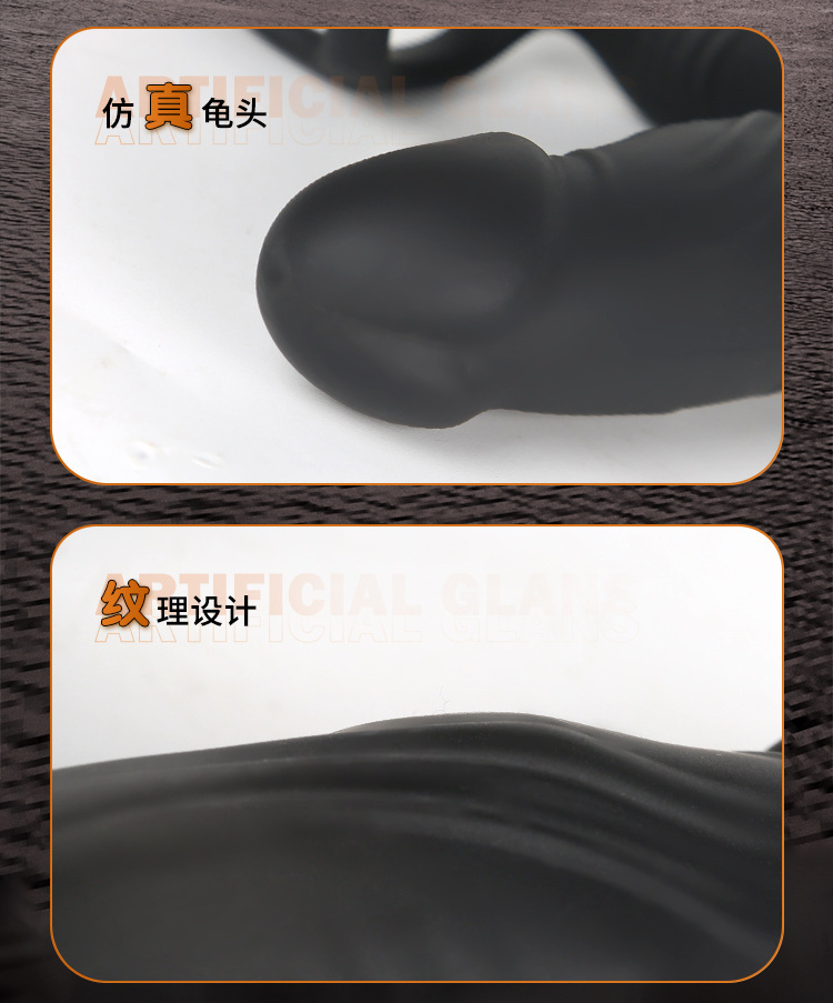 Remote-Controlled Prostate Massager with Anal Plug, Silicone Male Stimulator — detail image 26