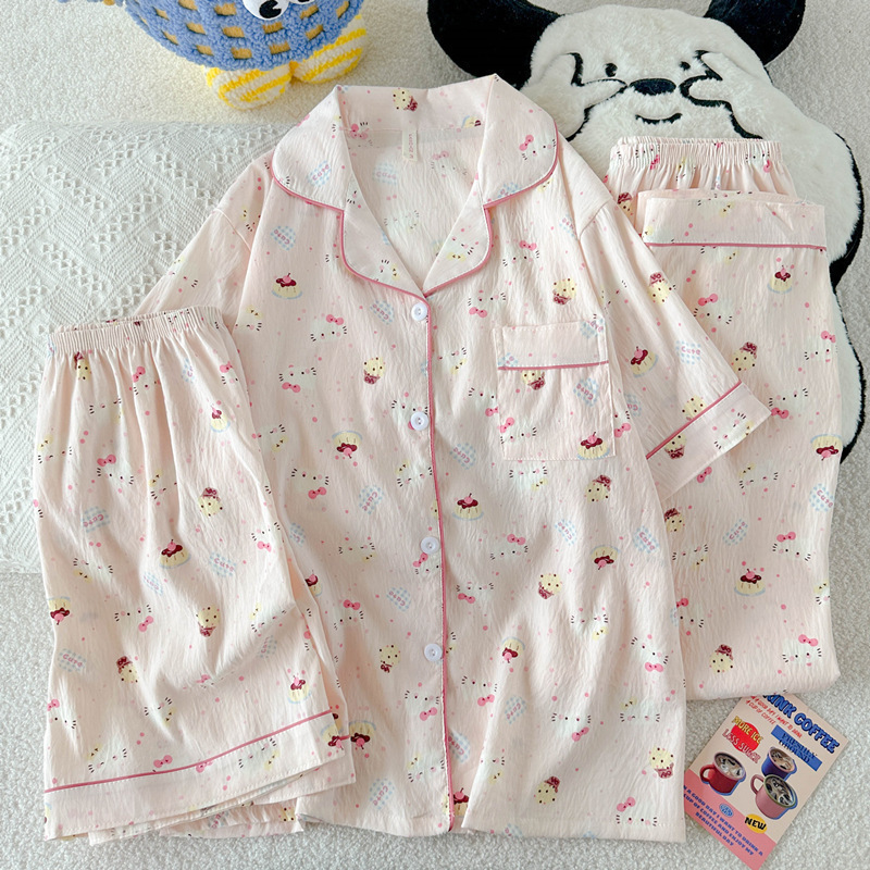 Juego de tres piezas Cloud Cotton-J2835 # Mengmeng KT Cat