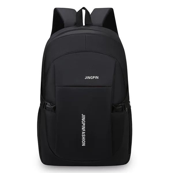 Cross-border men's business backpack, large capacity, lightweight computer bag, suitable for commuting and travel, simple nylon backpack