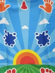 【SZ10-ABCD】クロスボーダー児童早教7言語知育カーペット110*70cm